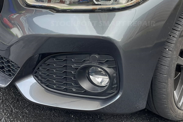 front bumper scuff after repair - Stockport Smart Repair Gallery
